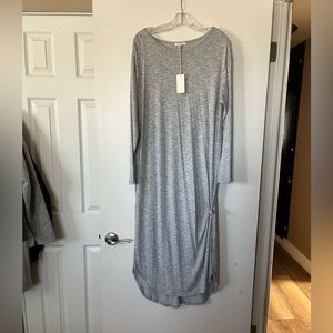 Z SUPPLY BRAND NEW KNIT MAXI DRESS WITH TIED FRONT DETAIL, NEVER WORN! NWT!